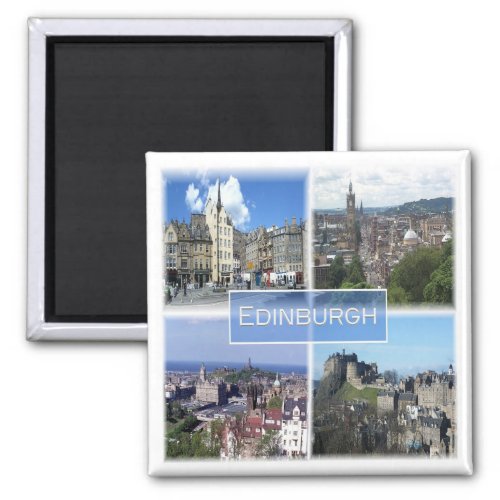 SCT011 EDINBURGH Scotland Fridge Magnet