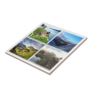 SCT015 SCOTTISH HIGHLANDS BEN NEVIS LOCH, Scotland Ceramic Tile