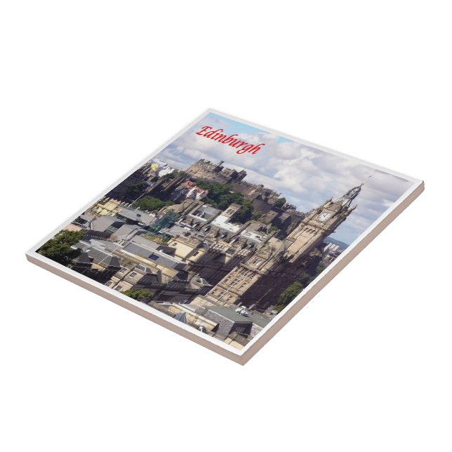 SCT019 EDINBURGH, Scotland, Europe, Ceramic Tile (Side)