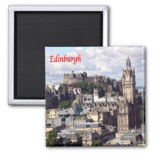 SCT019 EDINBURGH Scotland Europe Fridge Magnet