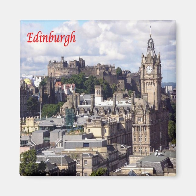 SCT019 EDINBURGH, Scotland, Europe, Fridge Magnet (Front)