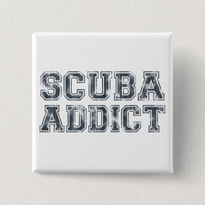 Scuba Addict Button