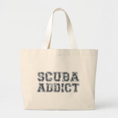 Scuba Addict Large Tote Bag
