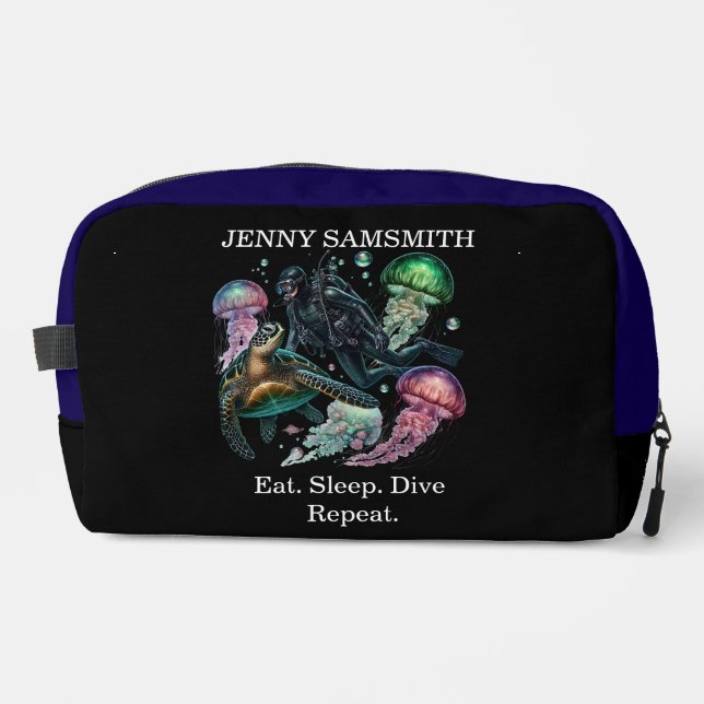 Scuba Bliss: Dive into Adventure! Dopp Kit (Front)