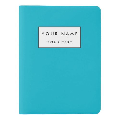 Scuba Blue High End Solid Color Extra Large Moleskine Notebook