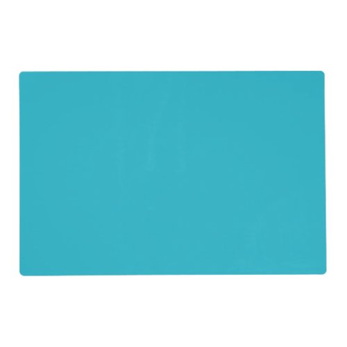 Scuba Blue Teal Trend Color Background Placemat