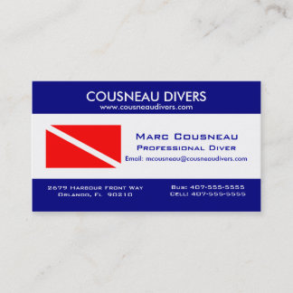 Scuba Business - Personal Card 1
