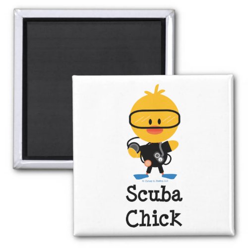 Scuba Chick Magnet