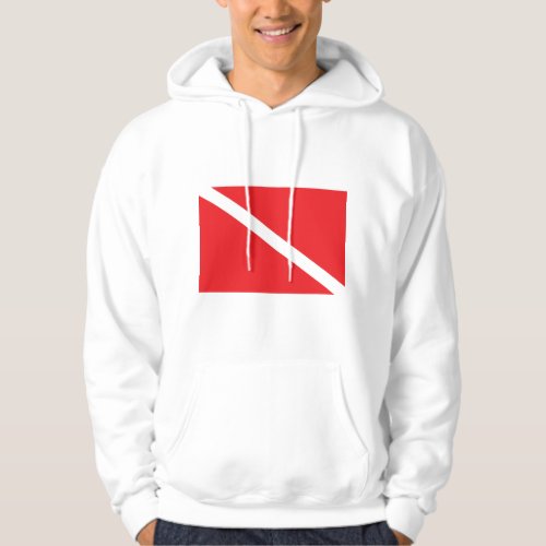 SCUBA Dive Flag Hooded Sweatshirt