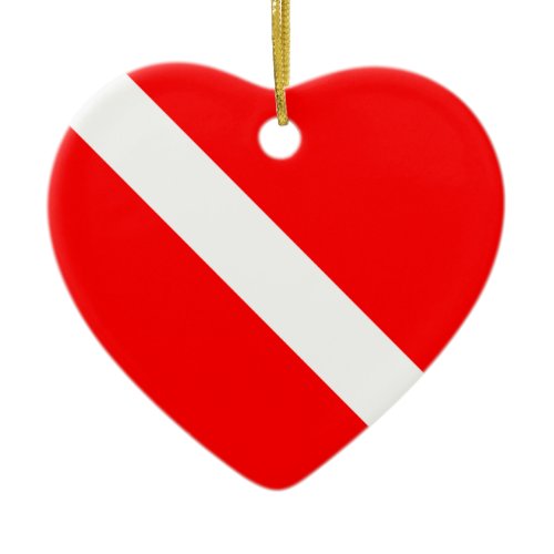 Scuba Dive Flag Ornament