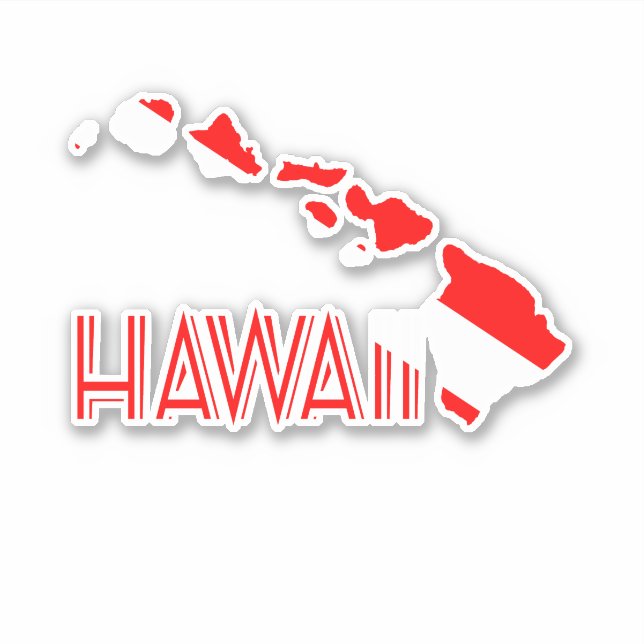 SCUBA Dive Hawaii Sticker (Front)
