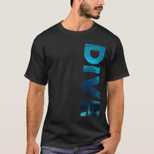 Scuba Dive Vintage Diving Gear Underwater Diver T-Shirt