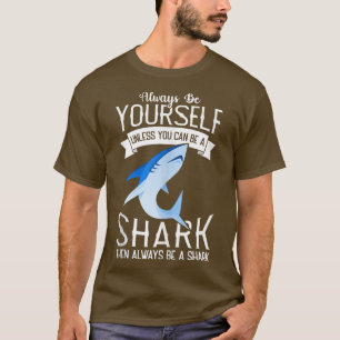 Scuba Diver Be A Shark Funny Week Of Sharks Event T-Shirt