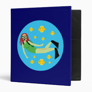 Scuba Diver Binder