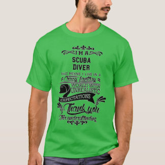 Scuba Diver Birthday Christmas GiftPresent T-Shirt