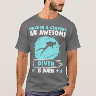 Scuba diver birthday dive instructor 1 T-Shirt