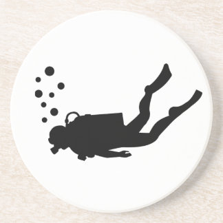Scuba diver bubbles coaster