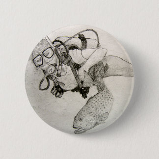 Scuba Diver Button