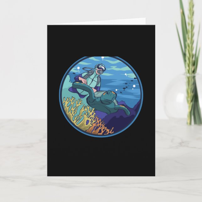 Scuba Diver Card (Front)