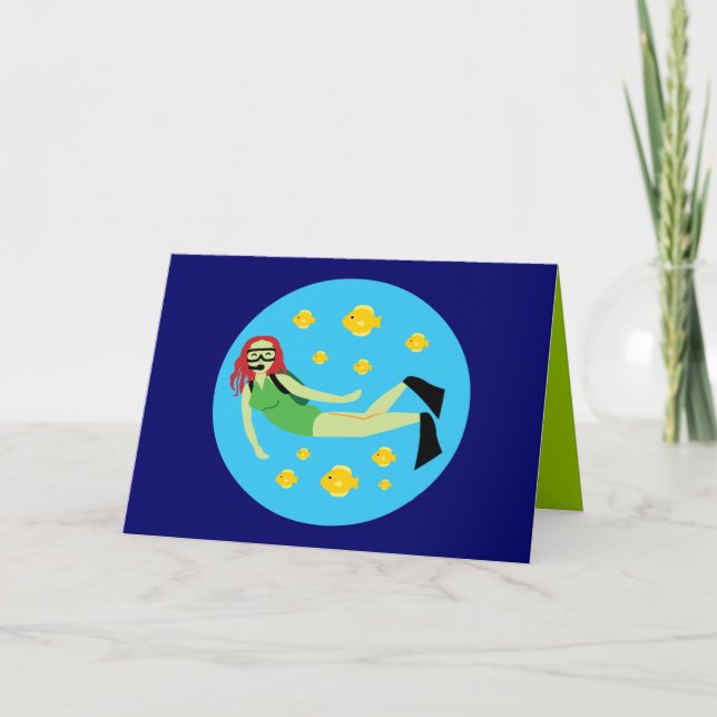 Scuba Diver Card (Front)