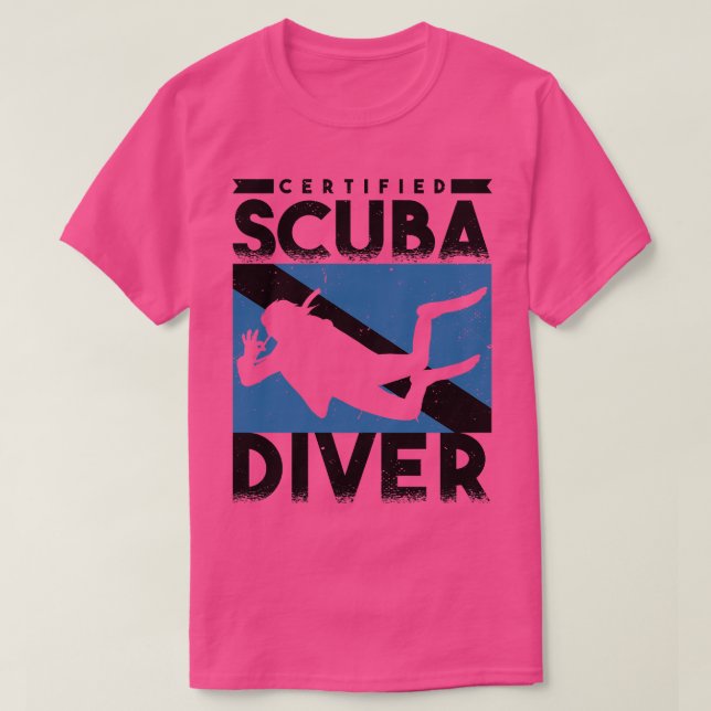 Scuba Diver Certified Scuba Diver 1 T-Shirt (Design Front)