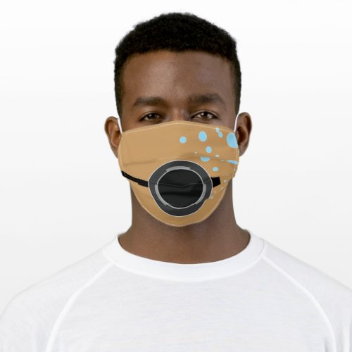 Scuba Diver Cloth Face Mask _ Medium 2