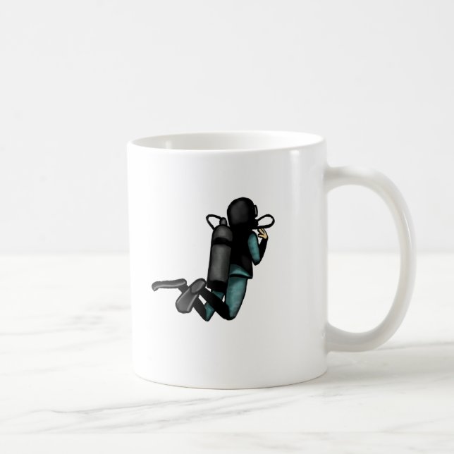 Scuba Diver Coffee Mug (Right)