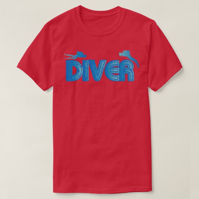 Scuba Diver Diving Sea Snorkeling Swimmer Nitrox T-Shirt (Design Front)