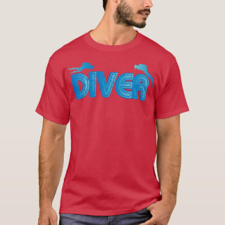 Scuba Diver Diving Sea Snorkeling Swimmer Nitrox T-Shirt