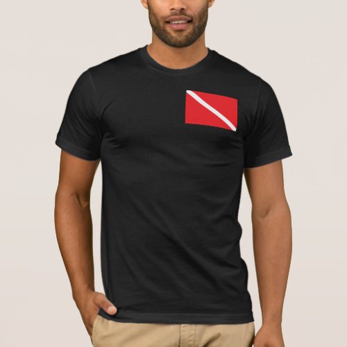 SCUBA Diver Down Flag T_Shirt