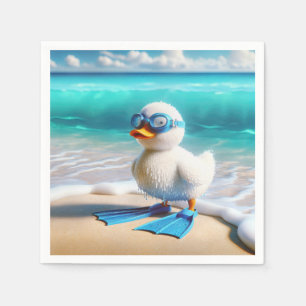 Scuba Diver Duckling Napkins