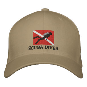SCUBA Diver Embroidered Cap