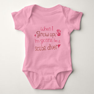 Scuba Diver (Future) Infant Baby T-Shirt Baby Bodysuit