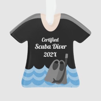 Scuba Diver Gear With Photo Ornament by tshirtmeshirt at Zazzle