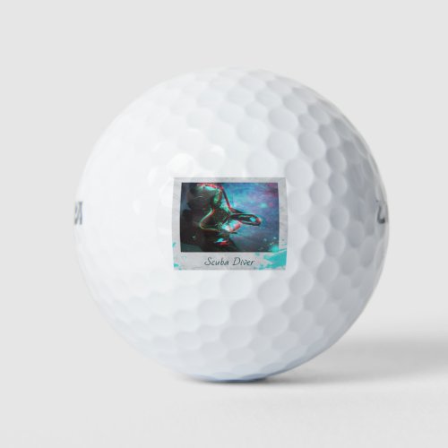 Scuba Diver Golf Balls