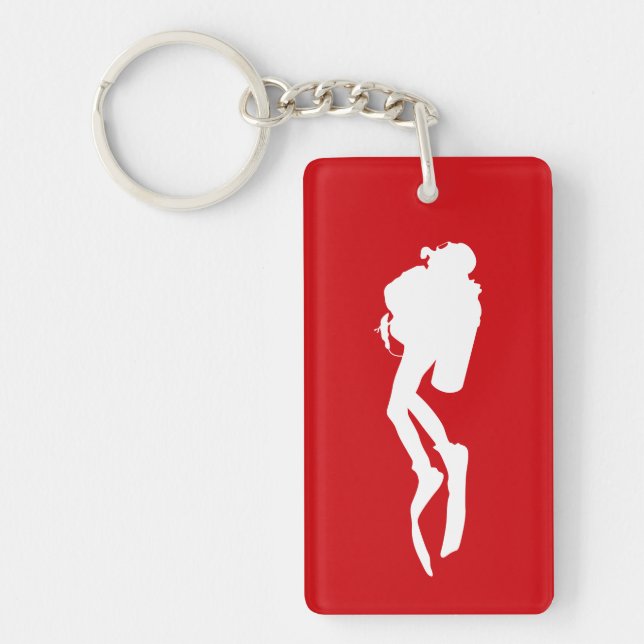 Scuba Diver Keychain (Front)