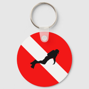 Scuba Diver Keychain