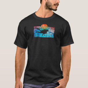 Scuba Diver Love Snorkel Diving Vintage Retro Suns T-Shirt