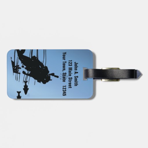 Scuba Diver Luggage Tag Zazzle