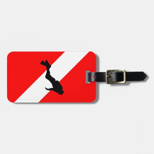 Scuba Diver Luggage Tag Zazzle