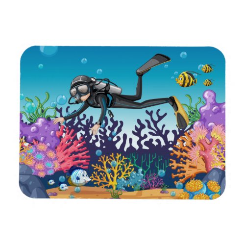 Scuba Diver magnet