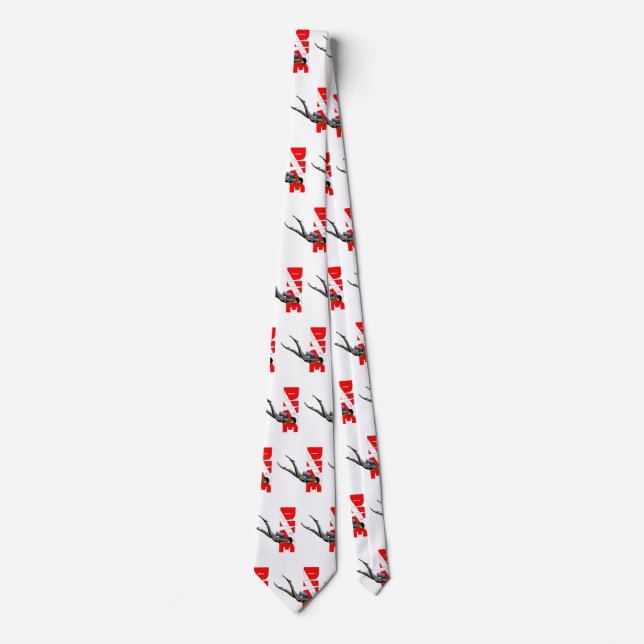 SCUBA Diver Neck Tie (Front)
