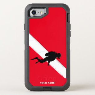 SCUBA DIVER OtterBox DEFENDER iPhone SE/8/7 CASE