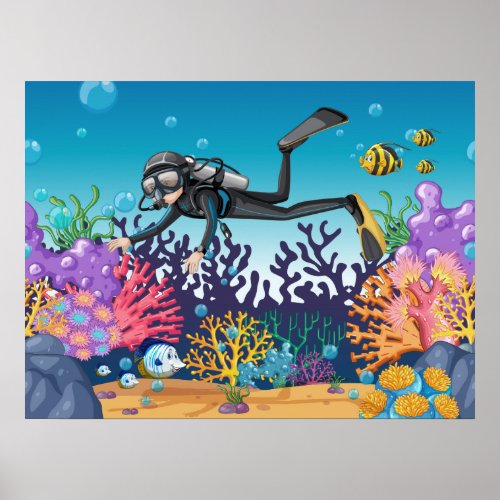 Scuba Diver poster