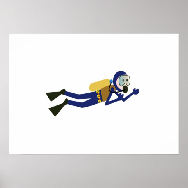 Scuba Diver Poster (Front)