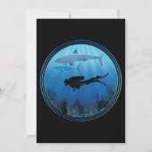 Scuba Diver Shark Diving (Front)