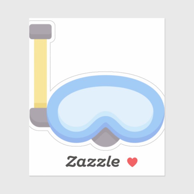 Scuba diver sticker (Sheet)