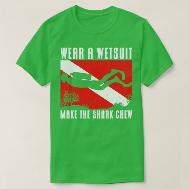 Scuba Diver T-Shirt (Design Front)