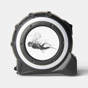 Scuba Diver Tape Measure