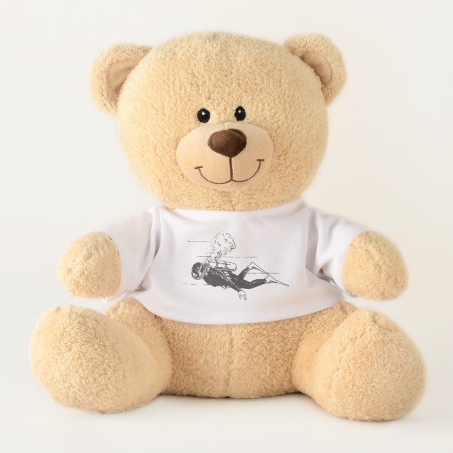 Scuba Diver Teddy Bear (Front)